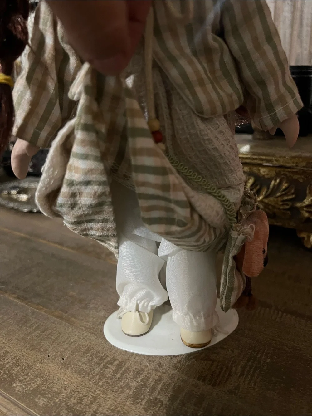 Vintage 12” Porcelain Collector Doll.